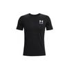 Under Armour Casual Breathable Running T-Shirt Men Tops Black 1369405-001