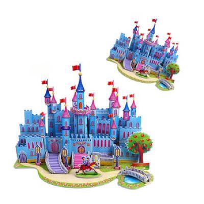 Puzzles Kids Educational Toys DIY 3D Jigsaw Puzzle for Children Adults House Castle for Girls