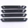 Door Handle Smartkey Lid Side Cover Trim For  Kia Carnival Glossy Black 5pcs