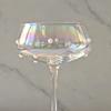 Light Luxury Handmade Pearl Patch Tall Glass Girl's Heart Juice Dessert Cup French Round Transparent Ice Cream Cup