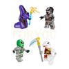 Ninja Kampf Bausteine Ninja Actionfigur Set 24er-Pack Phantom Serie Konstruktionsspielzeug für Kinder