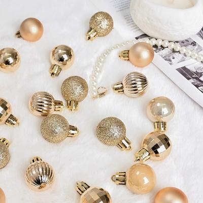 36Pcs/Box 3cm Christmas Ball Decoration Xmas Tree Pendent Ornaments for Home Decor New Year Party Supplies Christmas Gifts