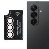 For Samsung Galaxy Z Fold7 5G Camera Lens Protector Set Electroplating Metal+Tempered Glass Individual Lens Film