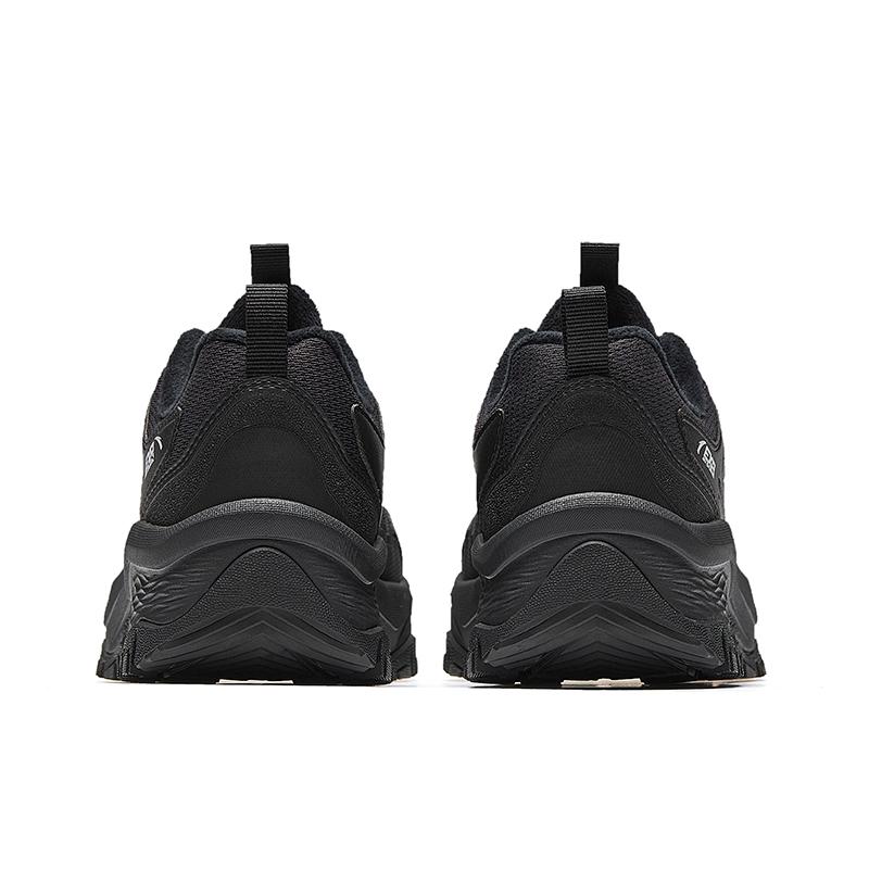 Anta Mountain Exploration Low Top Trail Running Shoes, Fleece Lined Women's Basic Black 922545584-6