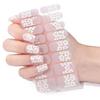 French Manicure Stickers Set Chip Resistant Design Seamless Adhesion Perfect For Short Or Long Nail Shapes