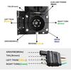 MECMO Multi-Tow 4-Way Flat To 7-Way RV Blade And 4-Way Flat Female End Trailer Wiring Adapter Connector Kit, 4 Pin Vehicle-Side Trailer Light Plug To