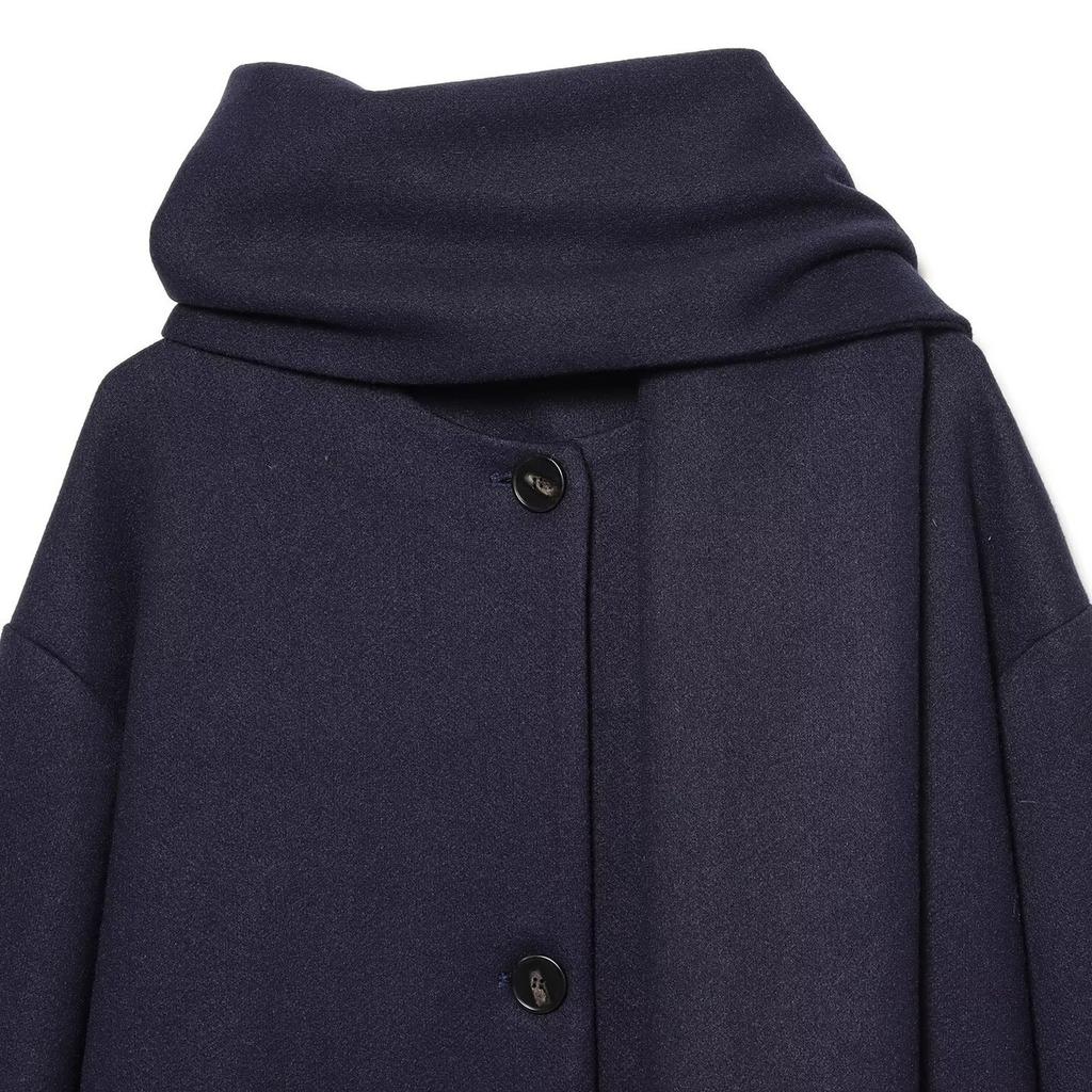 Stile europeo e americano, nuovi abiti da donna, misto lana con sciarpa cappotto corto cappotto 2065/201