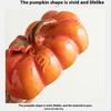 Pumpkin-Shaped Cheese Board Thanksgiving Table Orange Countertop Multi-Purpose Dish Halloween Ceramics Halloween for