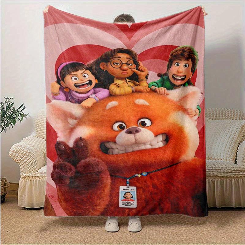 1 Stück, "Home Decor Roter Panda Decke Perfekt für Sofa, Schlafzimmer, Wohnzimmer, Reisen, Camping"
