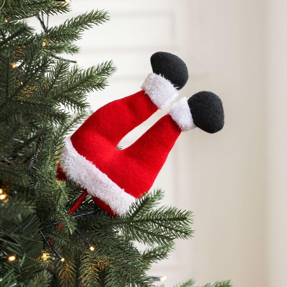 Large Christmas Elf Figurine Leg Ornament  Xmas Navidad Holiday Party Decorations