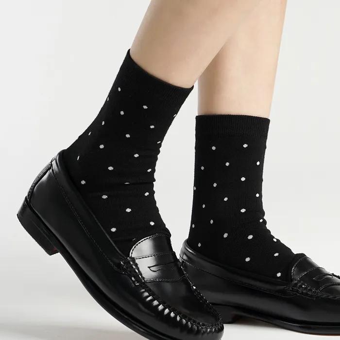 Kiki Yasocks Women's Fashion Socks Small Dot 7 Colors