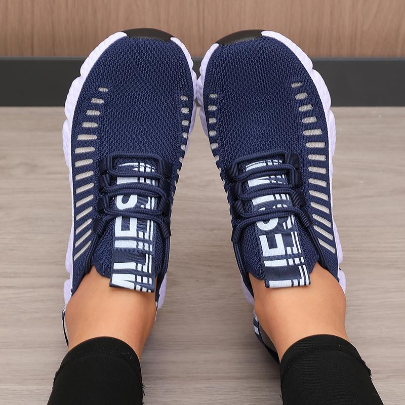 Women's Platform Sports Shoes with Fashionable Trendy Design Breathable Comfortable Shoes Outdoor Hiking  Walking Casual Shoes