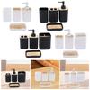 4x Bathroom Accessories Portable Practical Stylish Keep Tidy Bath Essential for Countertop Hotel Restroom Apartment Household
