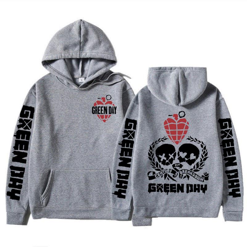 Rock Band Green Day Merch Hoodies Men Women High Quality Fashion Oversized Pullovers Harajuku Pop Sweatshirts Streetwear