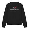 Corvette Unisex Adult Corvette Modern Emblem Sweatshirt