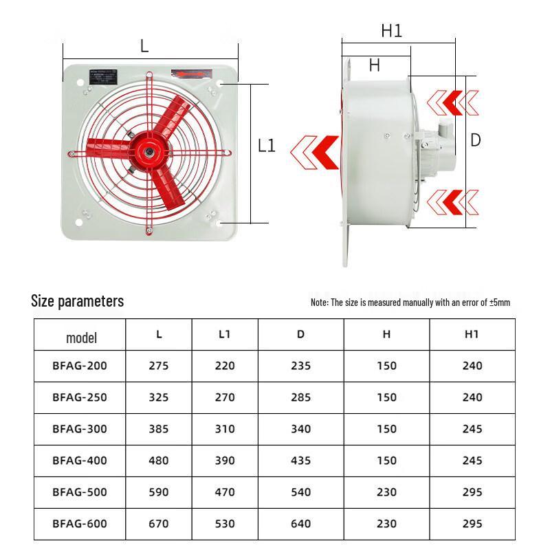Ventilatore Estrattore Antideflagrante Dayan