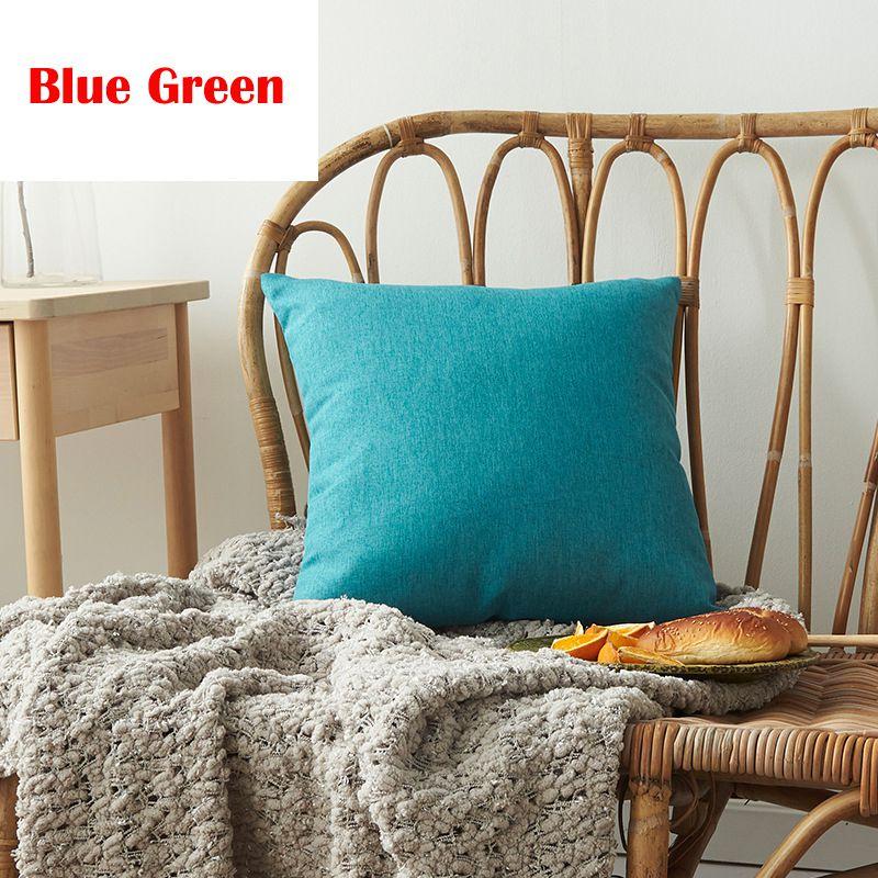 

Подушка Сад Водонепроницаемые Чехлы Мебель Уличная Внутренняя Сиденья Чехлы Подушка BlueGreen,45*45cm/17.7*17.7in