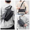 Waterproof Men Crossbody Bag Large Capacity Chest Bag Korean Style Student Shoulder Bag  Cycling
