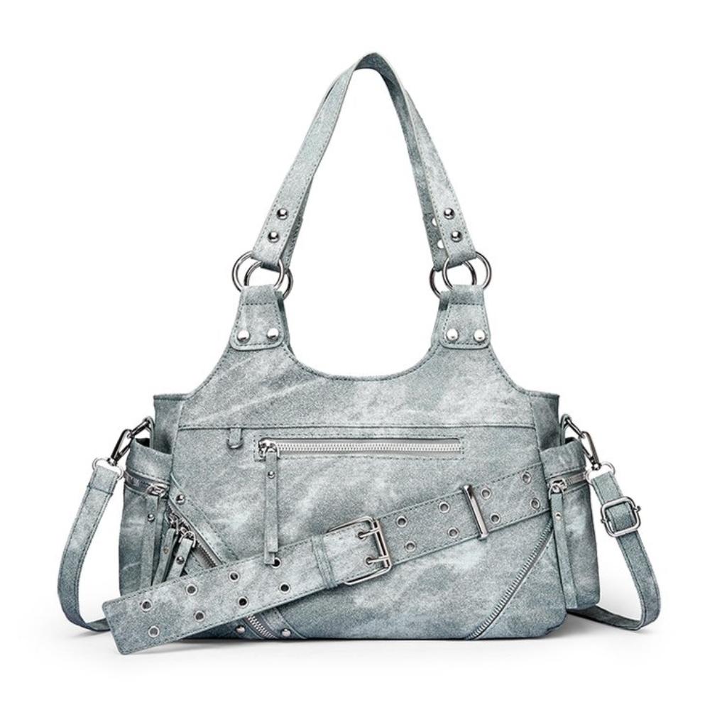 Handbag Women PU Multi Pocket Adjustable Strap Office Daily