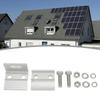 1pc Solar Photovoltaic Standing Seam Clamp Roof Seam Clamp Aluminum Alloy Mounting PV Solar Module Metal Roof Clamps