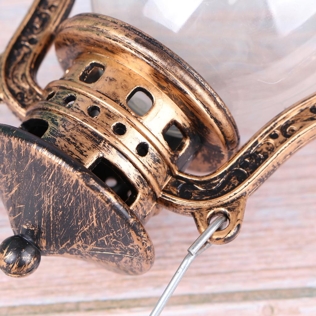 Halloween Stimulation Lantern Prop - Bronze Portable for Creepy Home Decor Outdoor Party Haunted House