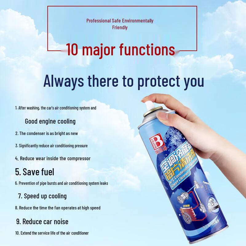 Baoshili Car AC Condenser & Radiator Cleaner