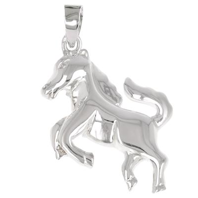 [Q2931] - Pendente de Prata 'Cavalo' - 25x18 mm