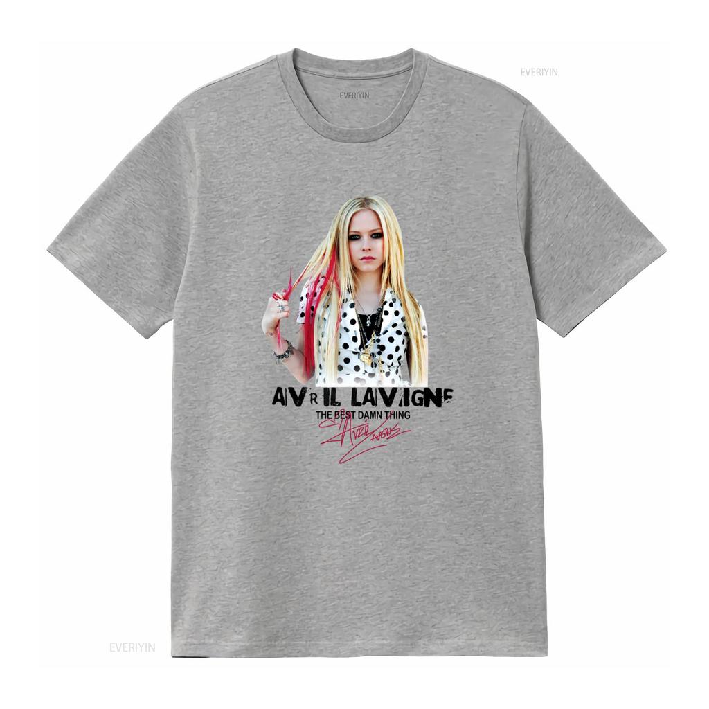 Avril Lavigne The Best Damn Thing Signature T Shirt for Family Fans Sizes S 234Xl H1361 vintage Washed Soft Stylish Breathable