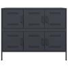 Sideboard Anthracite 100.5 x 39 x 79 cm Steel
