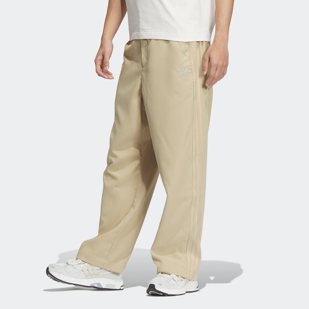 Adidas Originals SS24 V-Day Series Three-Stripe Color Block Knit Track Pants Men Bottoms Light-Khaki JE3477