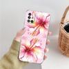 Case For Samsung A15 A13 A35 A55 A51 A71 A41 A31 A21S A03S A05 A17 A23 A25 A33 A53 A73 5G A07 4G Cover Ink Wash Painting Flower