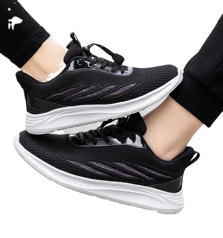 Brand Spring and Autumn Non-slip Lightweight Walking Shoes Casual Sports Breathable Mom Shoes