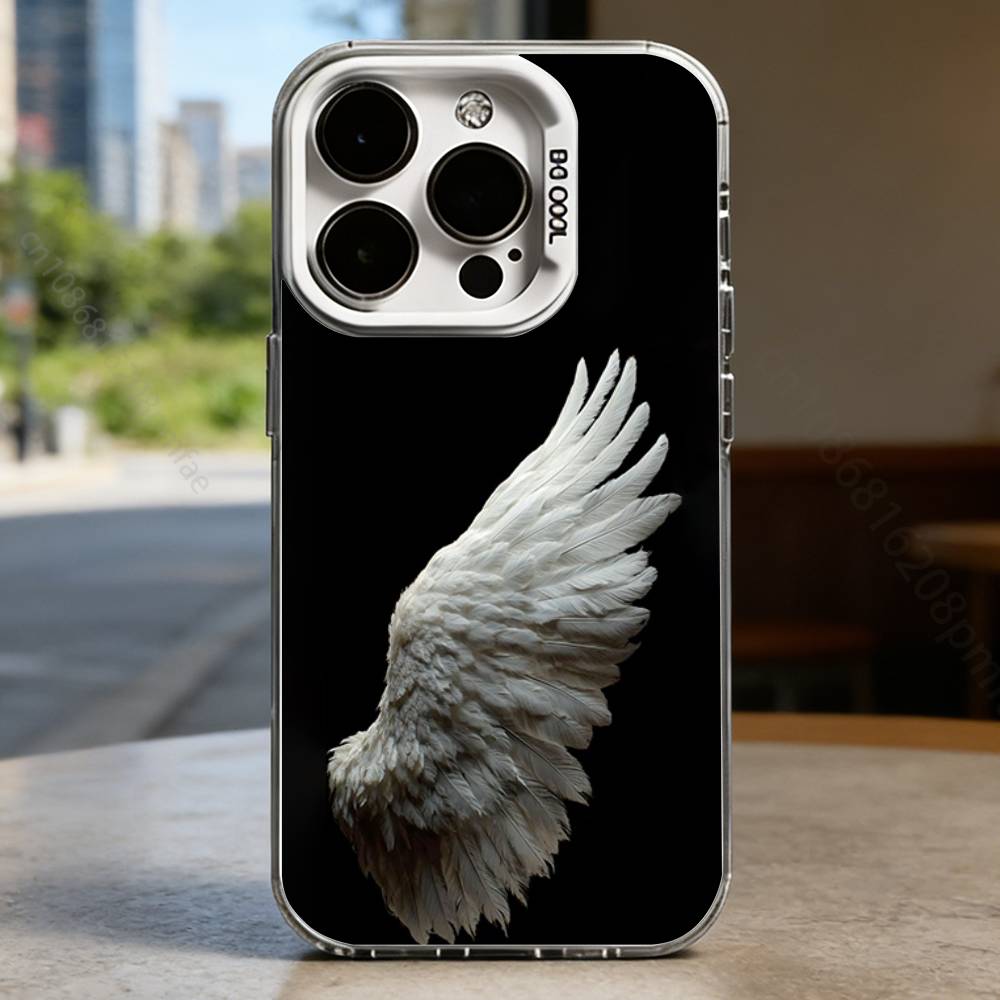 Artistic Style of Angels Case for iPhone17 16 15 14 13 12 11 Pro Max Plus Air 16E X XR XS Max Hard Shockproof Bumper Cover