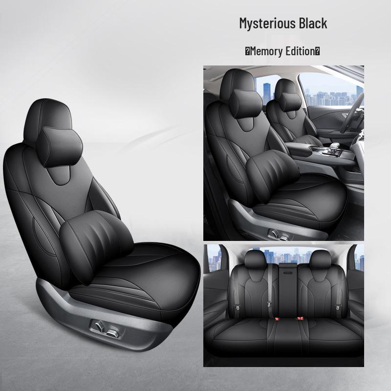 New Model Full Leather Car Seat Cushion for Hongqi EQM5 - Universal Fit, All-Season Use, Five-Seater