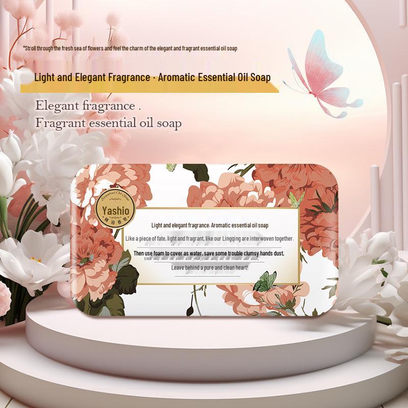 Yaxi Ou Floral Perfume Essential Oil Soap - Moisturizing & Nourishing Wedding Party Favors.