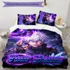 3pcs Gojo Satoru Cover Set - Personalized Name, HD Printed Bedding with 1 Cover and 2 Pillowcases - Perfect for Home Decor, Easy Care