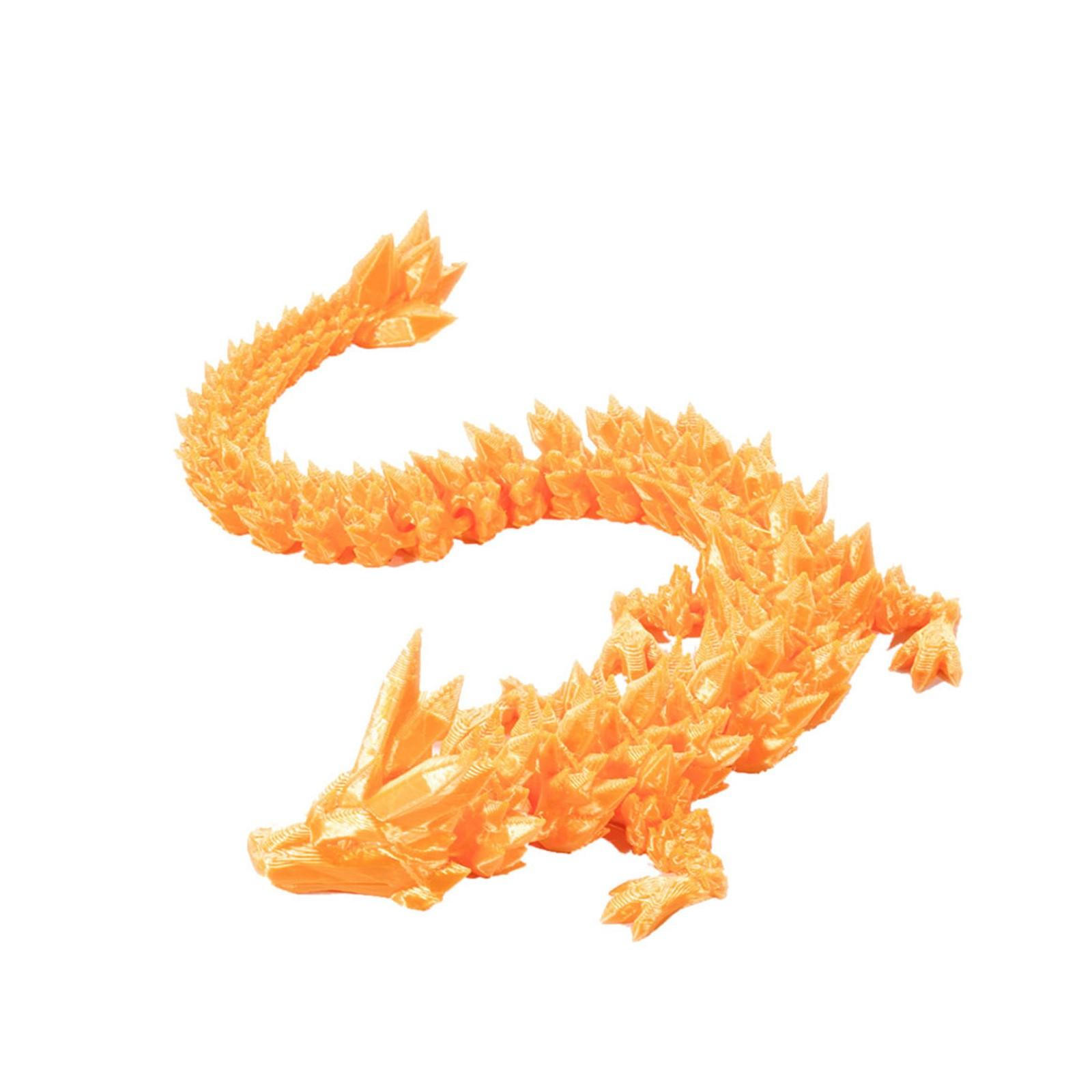 

Таинственный дракон с яйцом, Дракон с яйцом, напечатанный на 3D-принтере, Гибкий дракон с шарнирами и яйцами, Подарочная игрушка, напечатанная на 3D-принтере One Size