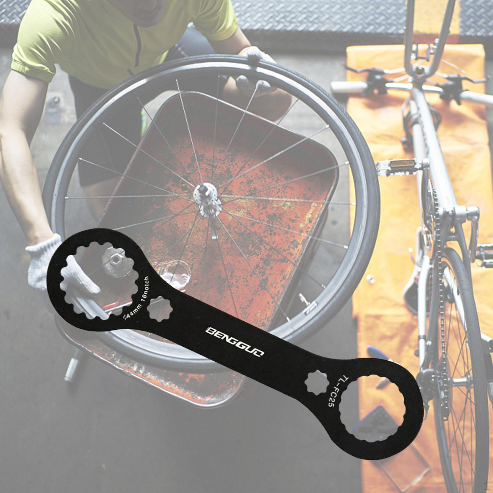 Bottom Bracket Wrench Mountain Road Bike Cycling BB Spanner Remove Install Tool 44mm 16 Notch