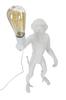 Table Lamp Monkey White Cm Ø 26X34X55