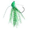 Willow Leaf Spinnerbait Anti Hanging Bottom Fishing Lure Spinner Bait for Fresh Sea BassGreen