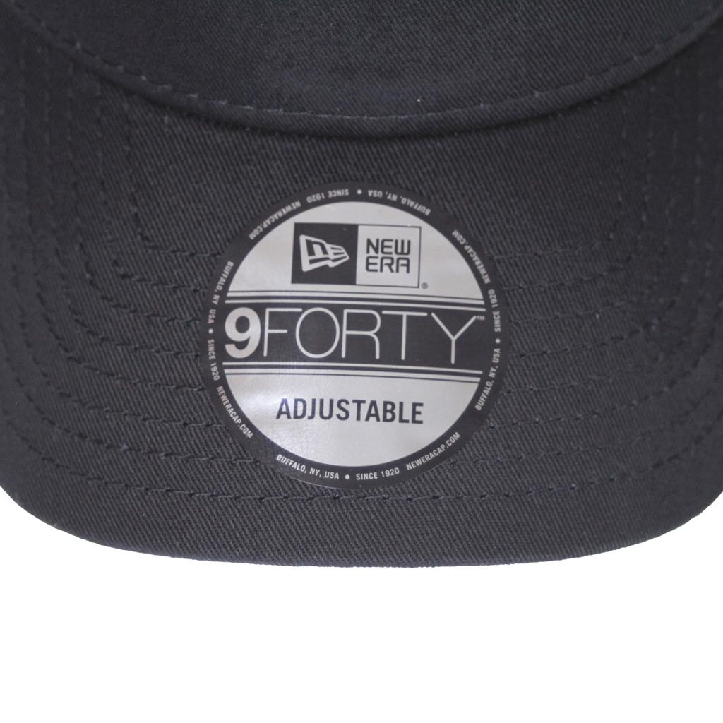 New Era Cap 9FORTY Mesh Baseball Cap Side Logo Plain Black NE205