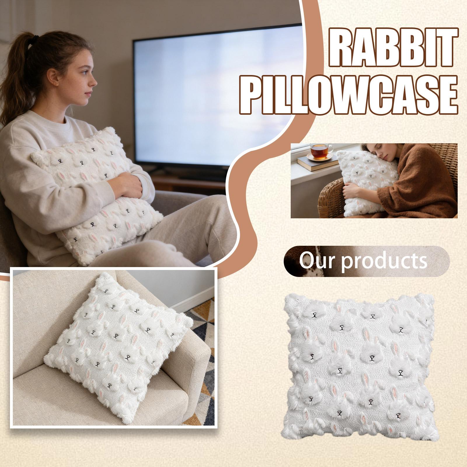 Embroidered Throw Pillow Cover High-end Sofa And Bed Headrest Cushion Cover Color Decorative Pillow Cover One Size белый 850₽