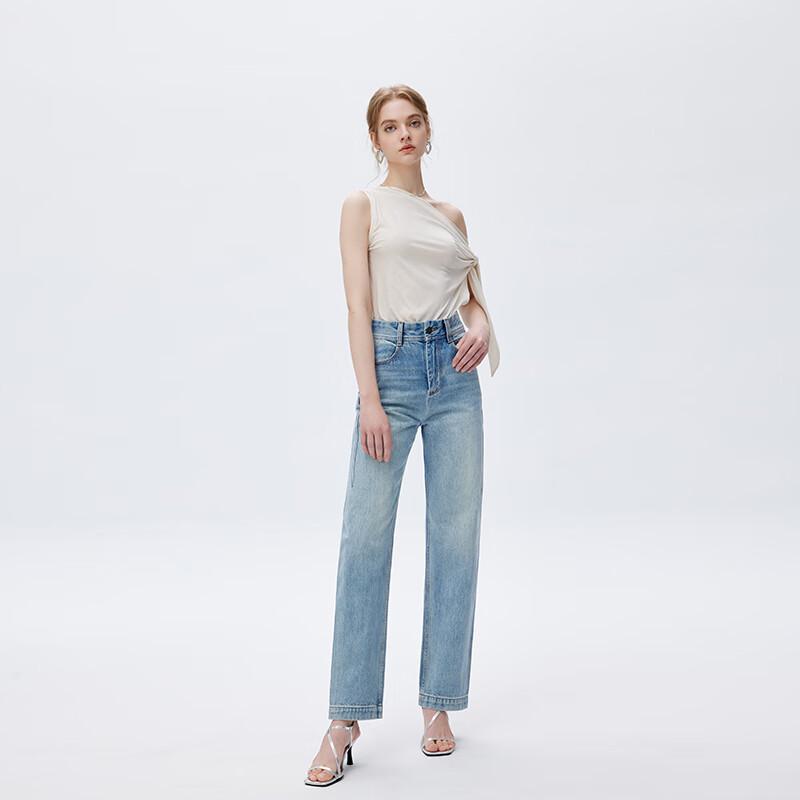 FengXun Men's Casual Slim Fit Denim Jeans