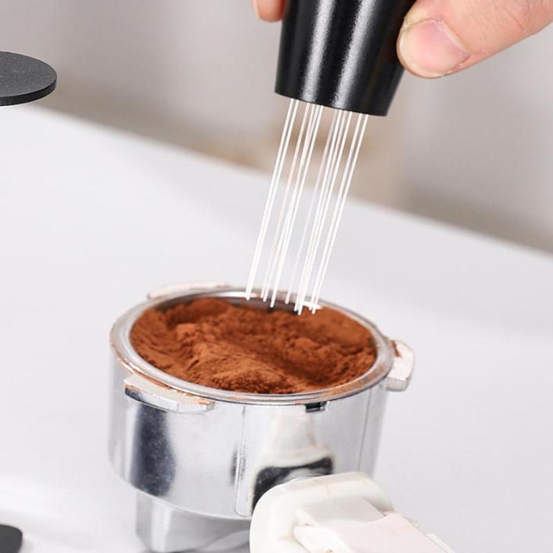 1Set Coffee Stirring Distribution Barista Accessories Coffee Stirrer Needle Espresso Powder Stirrer Distributor Leveler Wdt Tool
