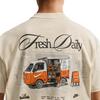 Nike Swoosh T Shirts Men's Khaki Crew Neck Moderate IH1158-229