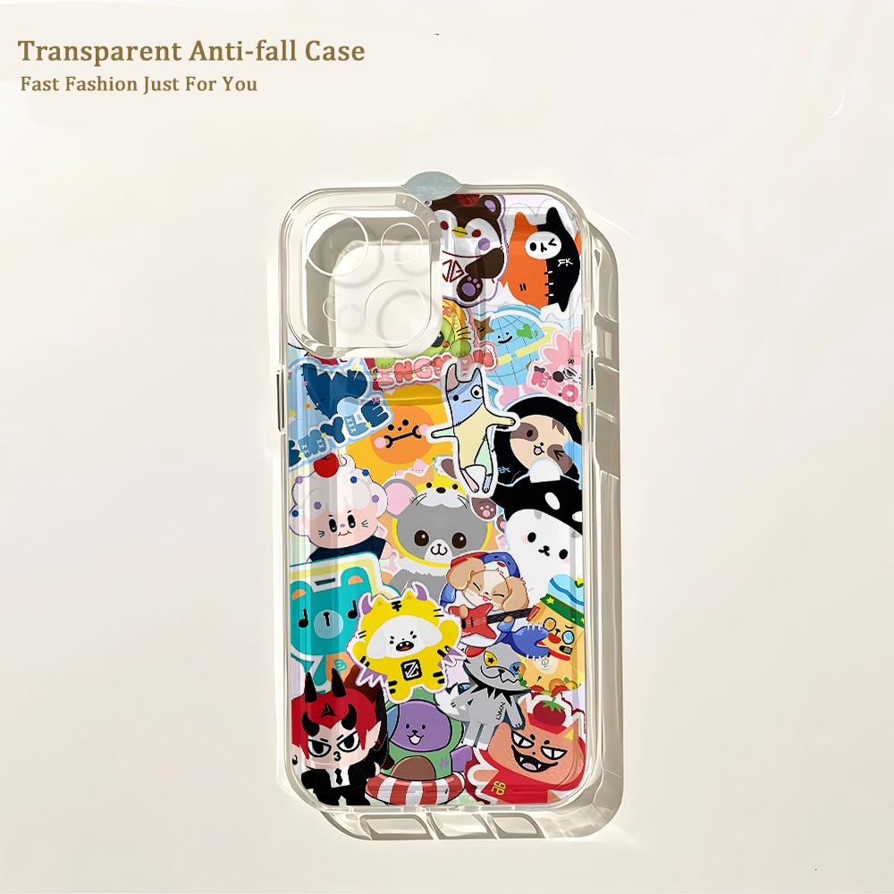 Carcasă de telefon Anime M-Mascot GMMTVS pentru IPhone 17 16 16e 15 14 13 12 11 Mini Pro Max X XR XSMax 7 8 Air Plus Capac Spate Transparent