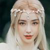 Luxury Crystal Leaf Water Droplets with Women's Leaves Alloy Bride Brow Pendant Crown Princess Headband Hair Accessories Gift