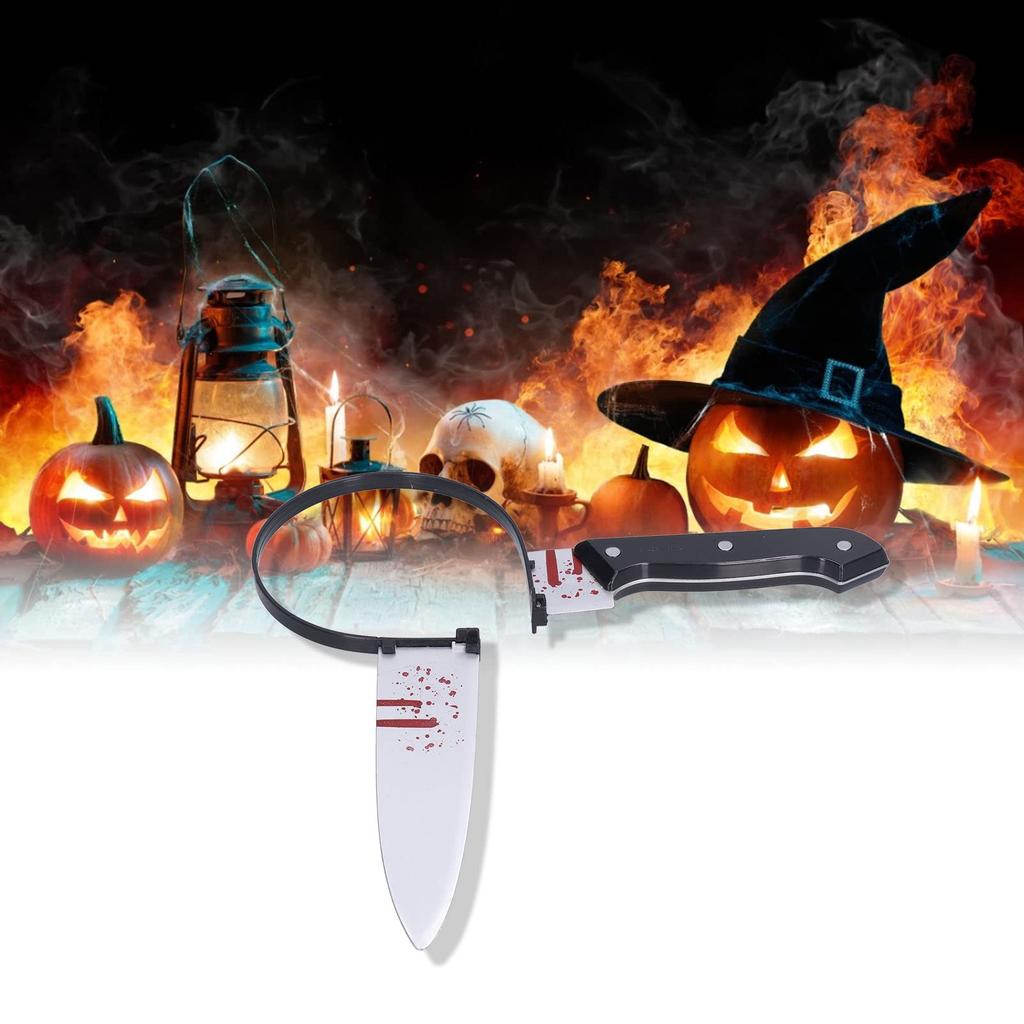 Urhomy Halloween Headband, Horror, Funny, Scary, Knife Headpiece, Cosplay Accessory, Knife Headband, Cosplay Accessory, Costume for School Festivals,