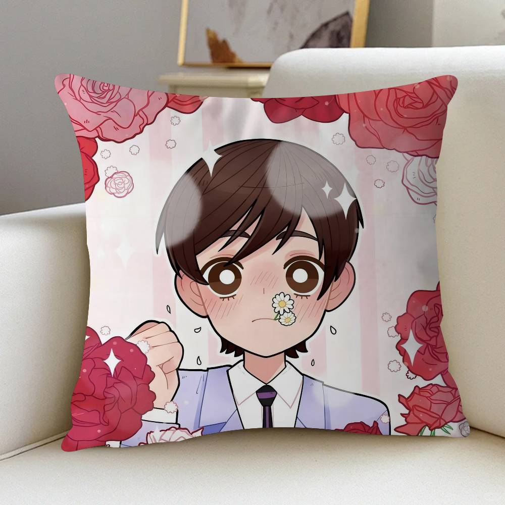 

МИЛАЯ Аниме Ouran High School Host Club Каваии Офисная Подушка Наволочка Чехол для Подушки для Автомобиля 45X45СМ Наволочка для Поясничной Подушки 12x12Inch