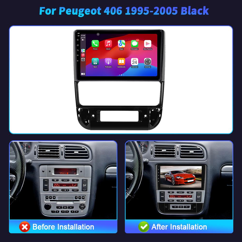 Android Car Radio For Peugeot 406 1995-2005 Carplay Stereo Player Autoradio WIFI GPS Navigation FM Car Multimidia Player